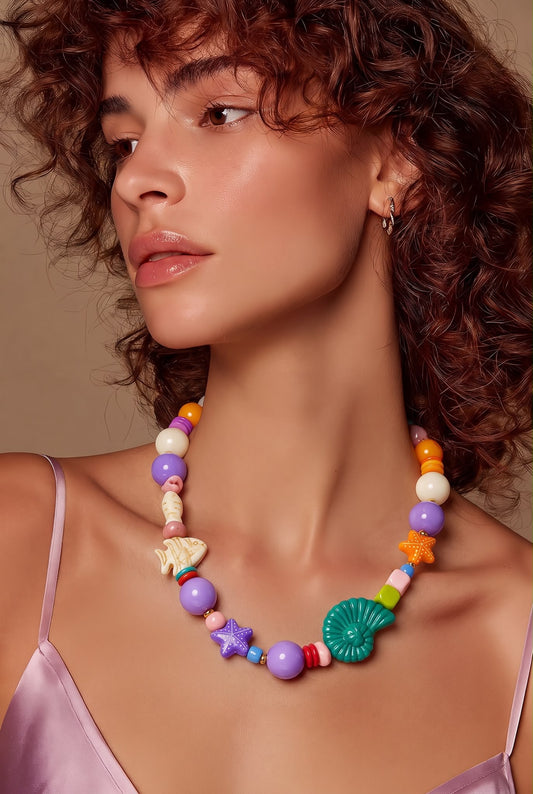 Amalfi Pop Handmade Statement Necklace by Illari