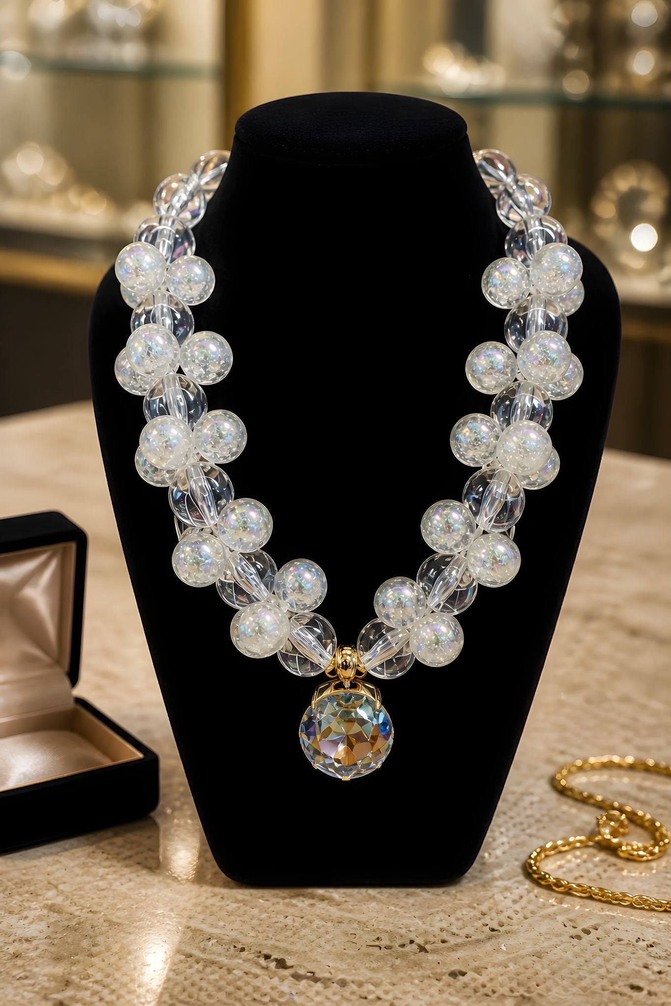 Bubble Glow Handmade Necklace by Illari
