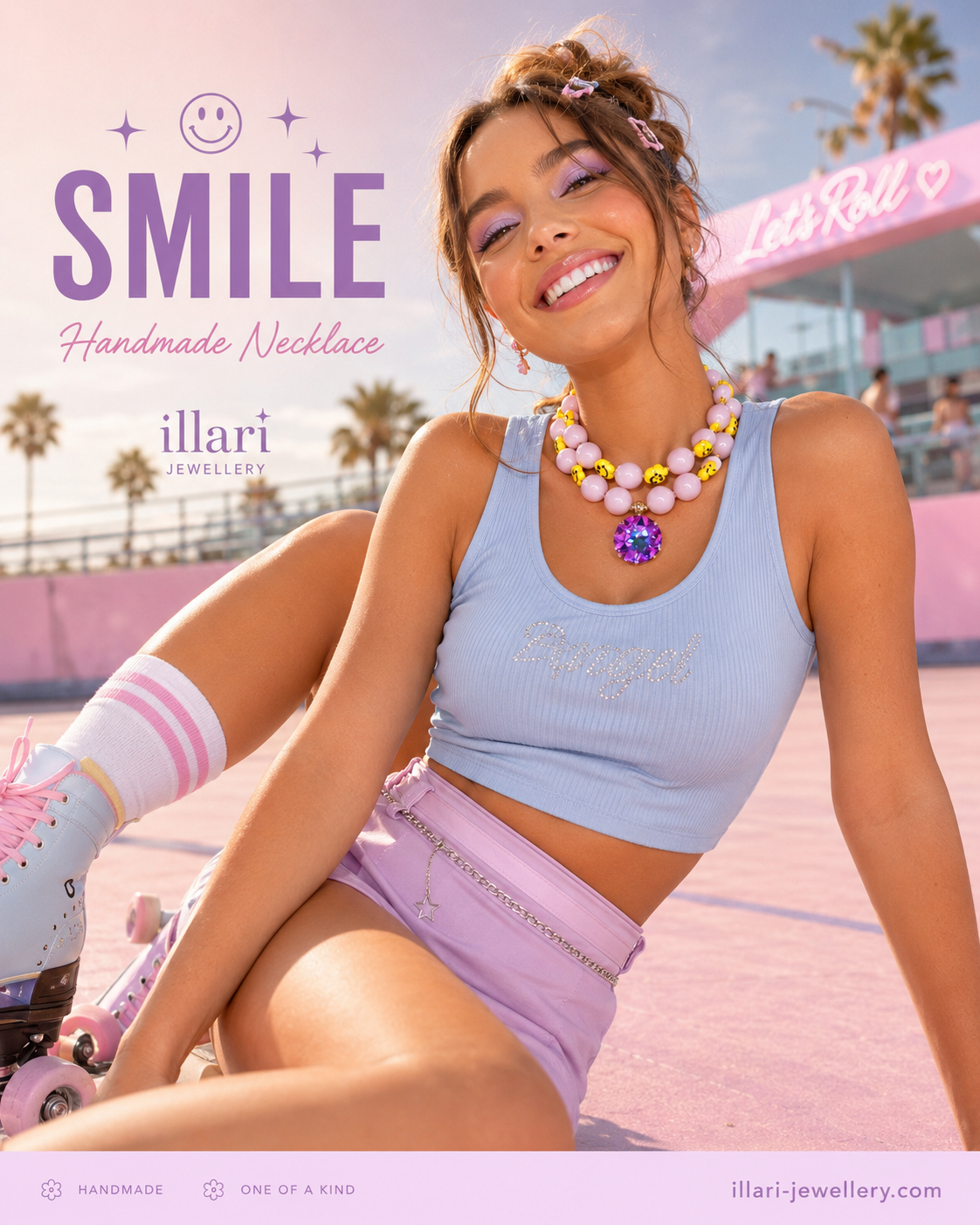 Smile Handmade Necklace by Illari