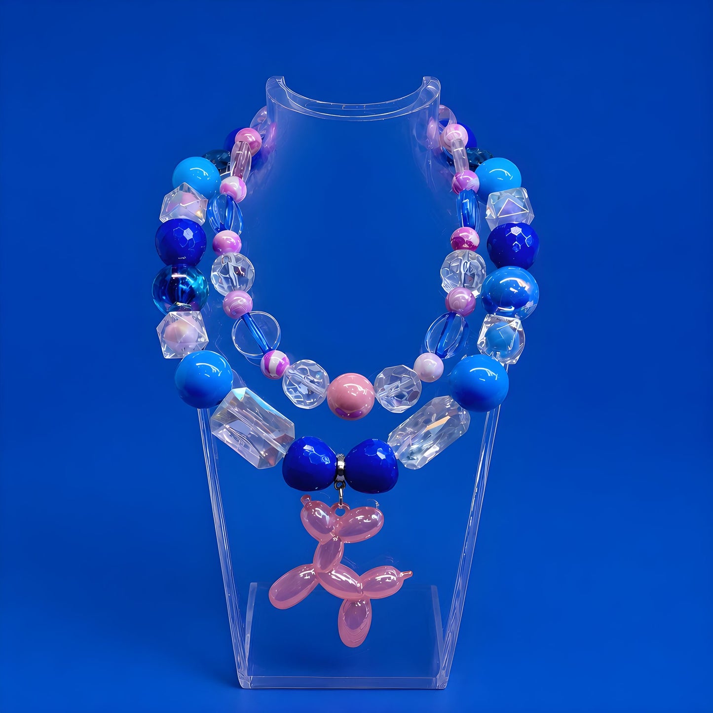 Blue Puppy Handmade Necklace by Illari