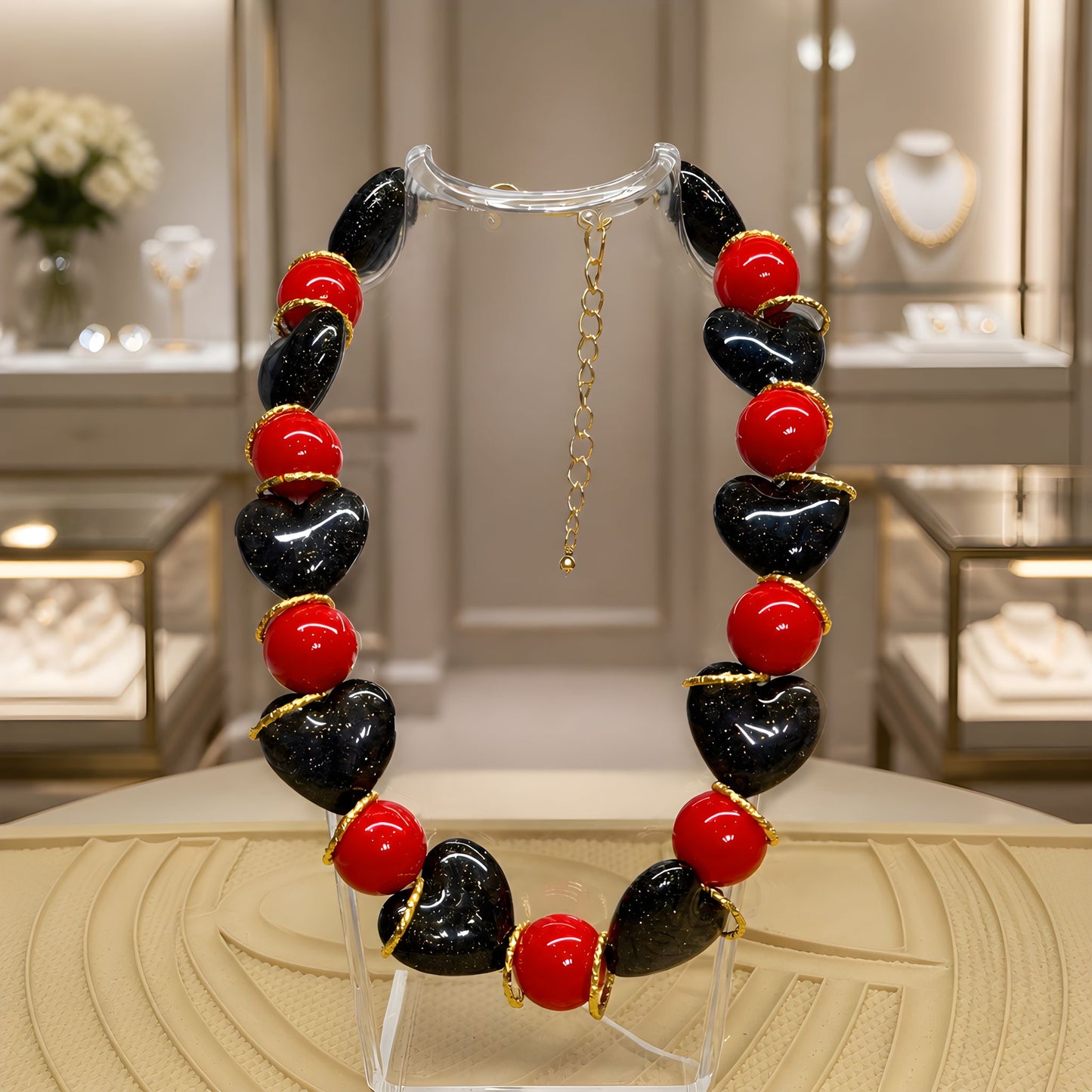 Rouge Handmade Necklace by Illari