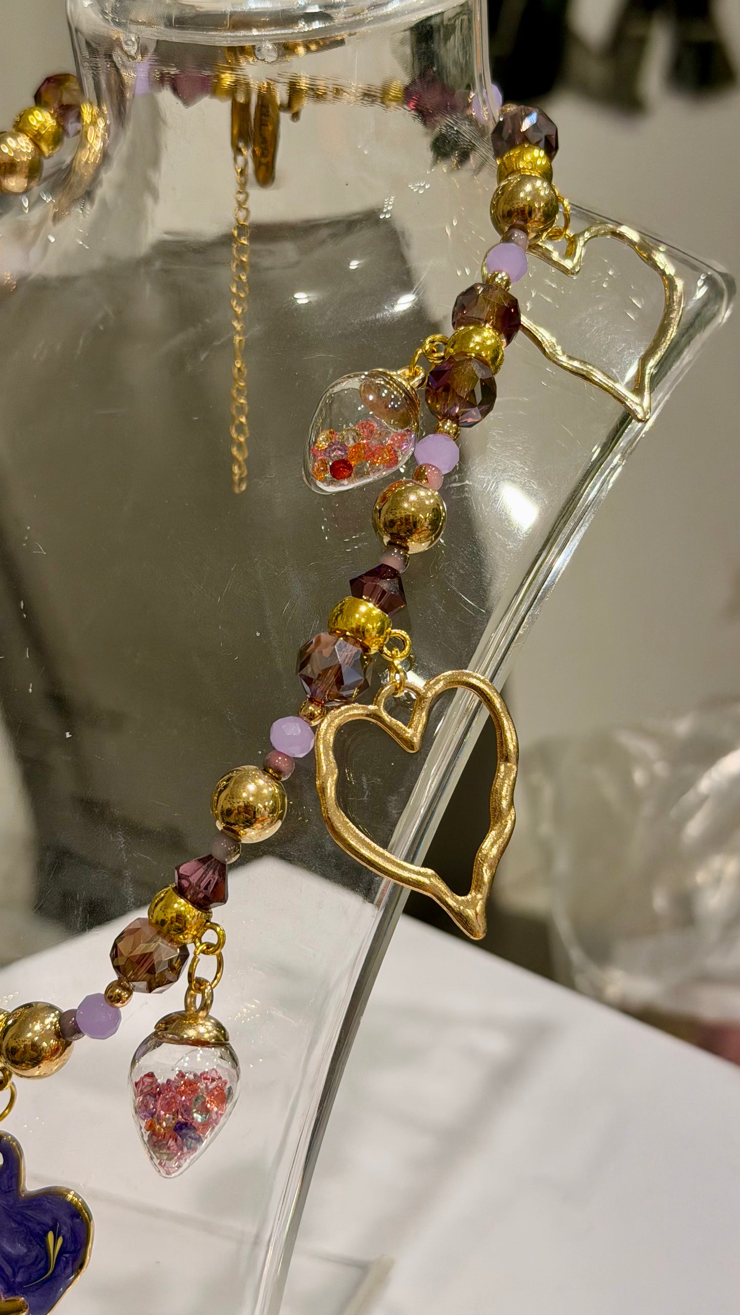 Violet Love Handmade Necklace by Illari
