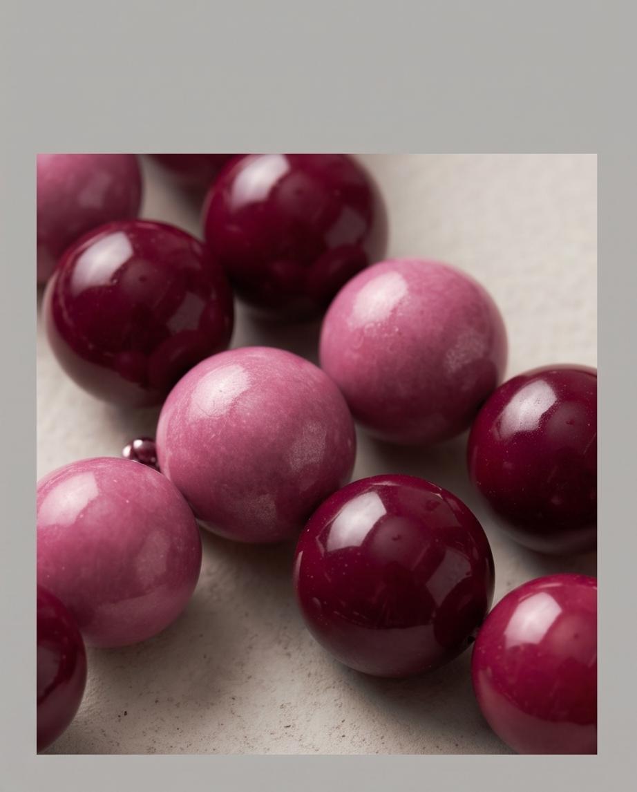 Fall Rhapsody – Pink & Berry Statement Necklace with Crystal Cross