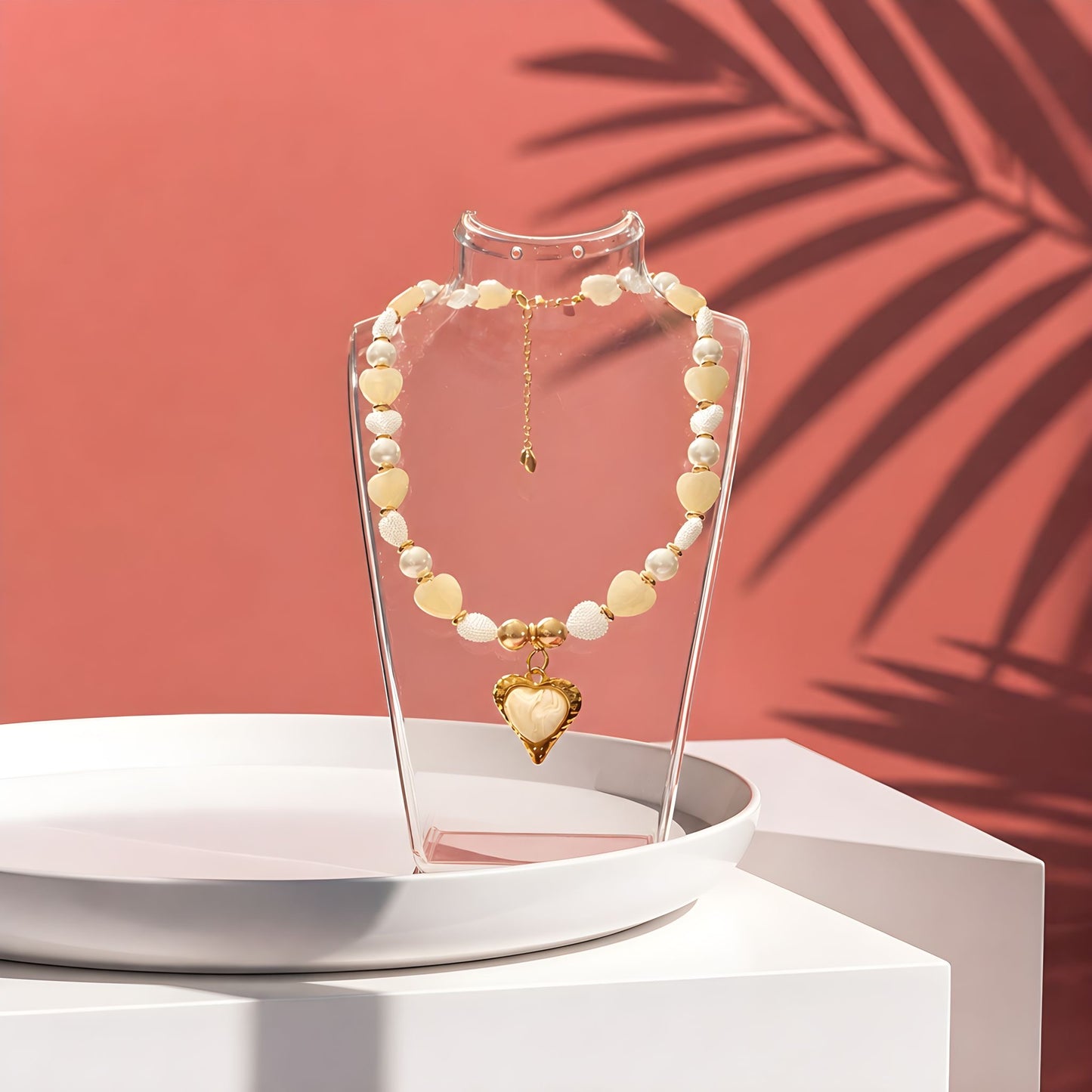 Champagne Handmade Necklace by Illari