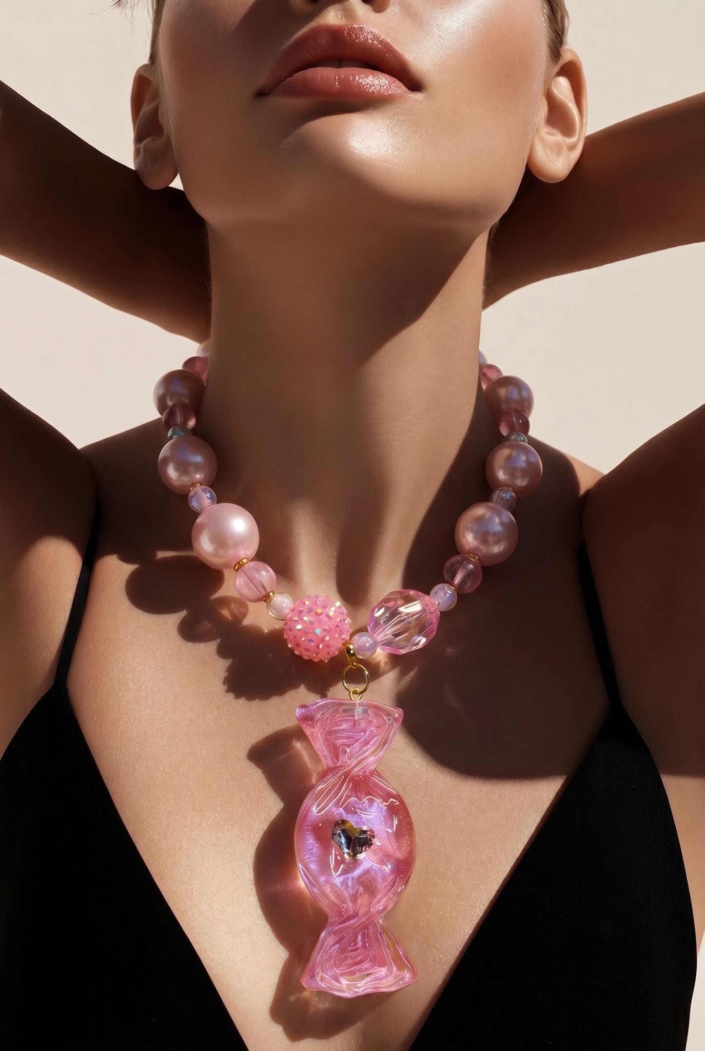Candy Kiss Handmade Necklace by Illari
