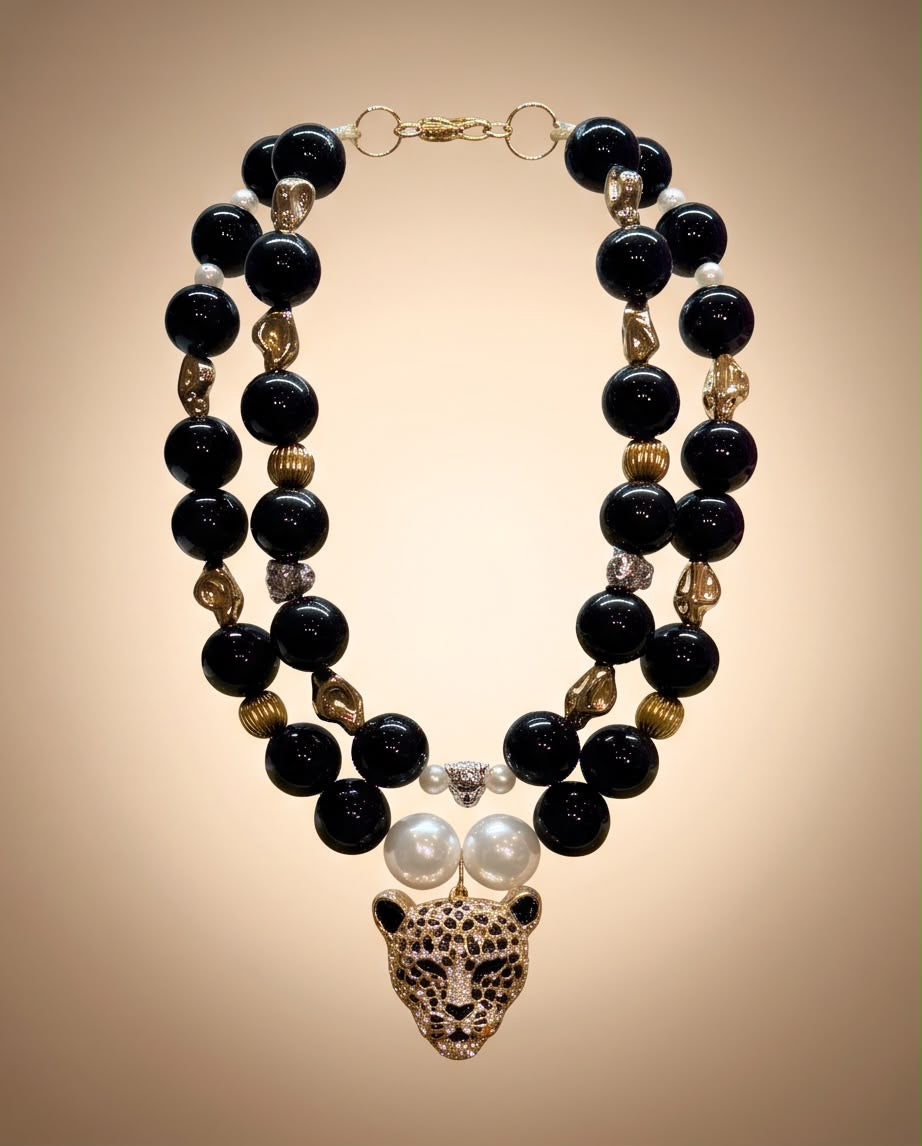 Noir Sauvage Necklace by Illari - Unleash Your Inner Power.