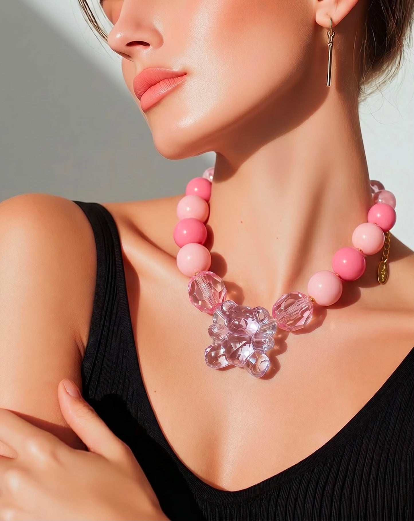 Rosie Bear Handmade Necklace by Illari