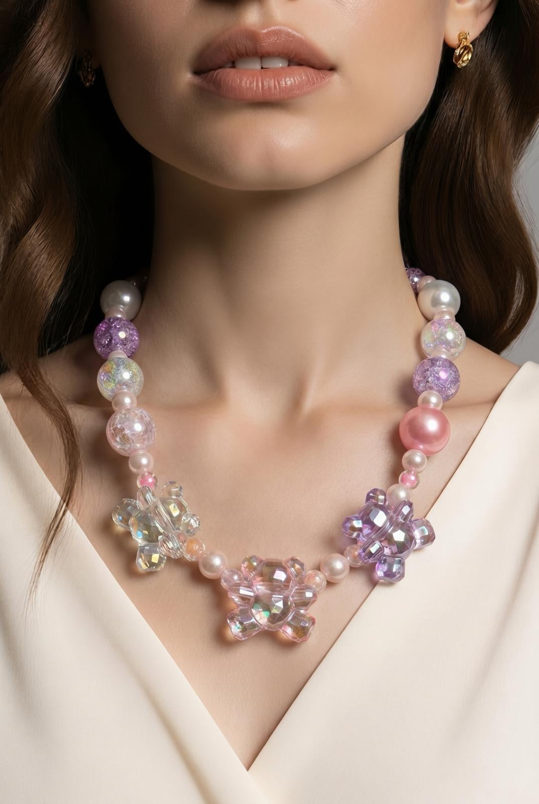 Sugar Blush Handmade Necklace by Illari