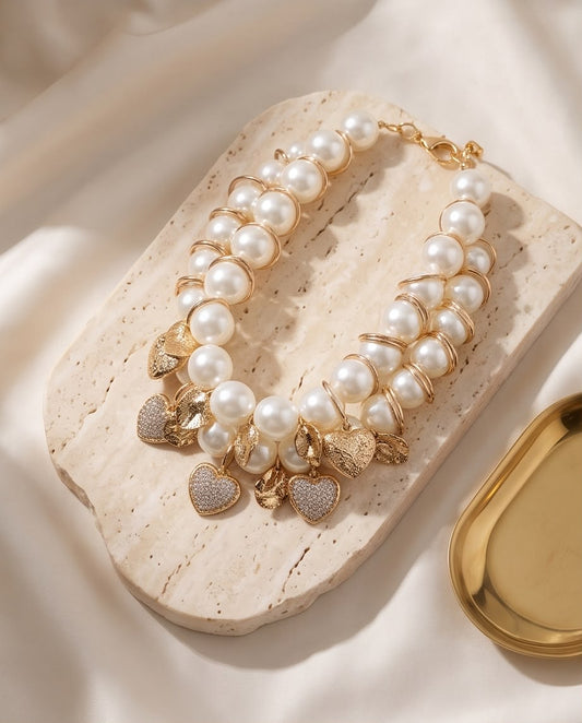 Opulence Pearl – Handmade Statement Necklace