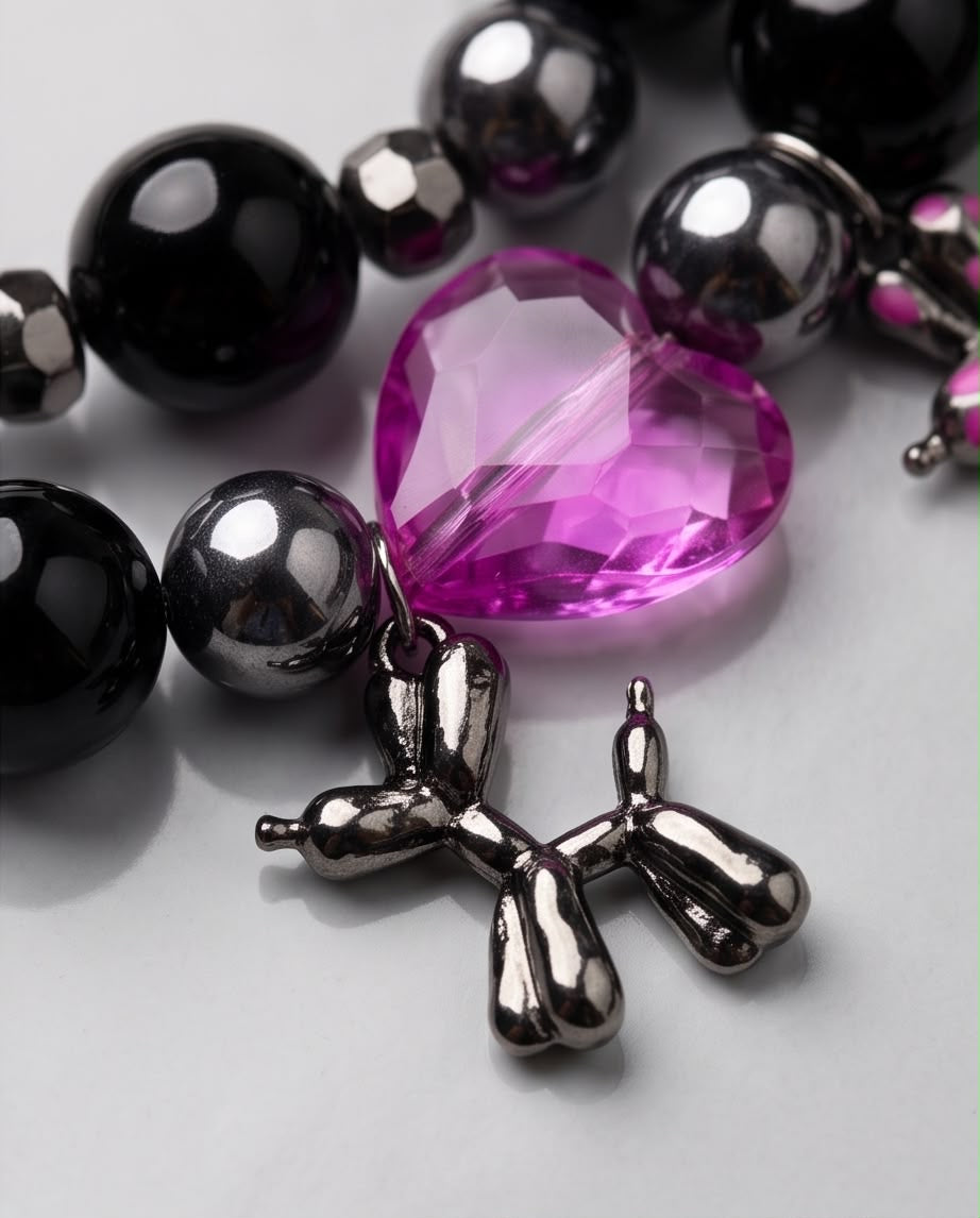Poodle Rock Handmade Statement Necklace by Illari