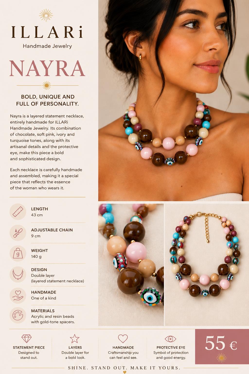 Nayra Handmade Necklace by Illari