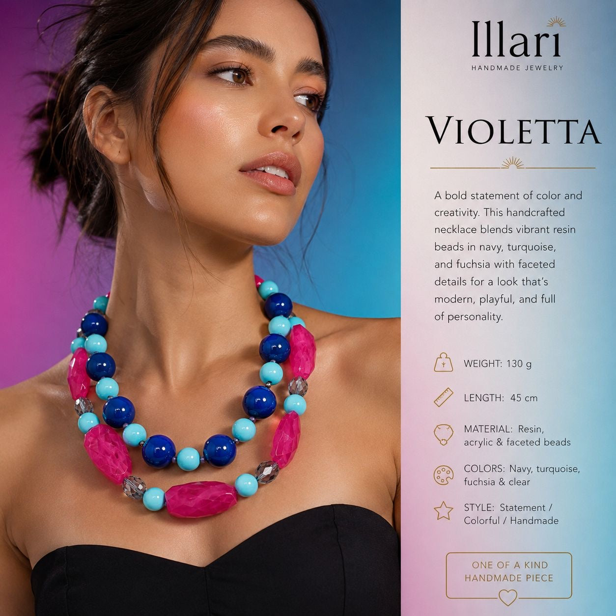 Violetta Handmade Necklace by Illari