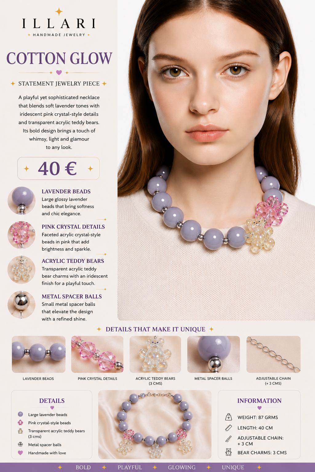 Cotton Glow necklace