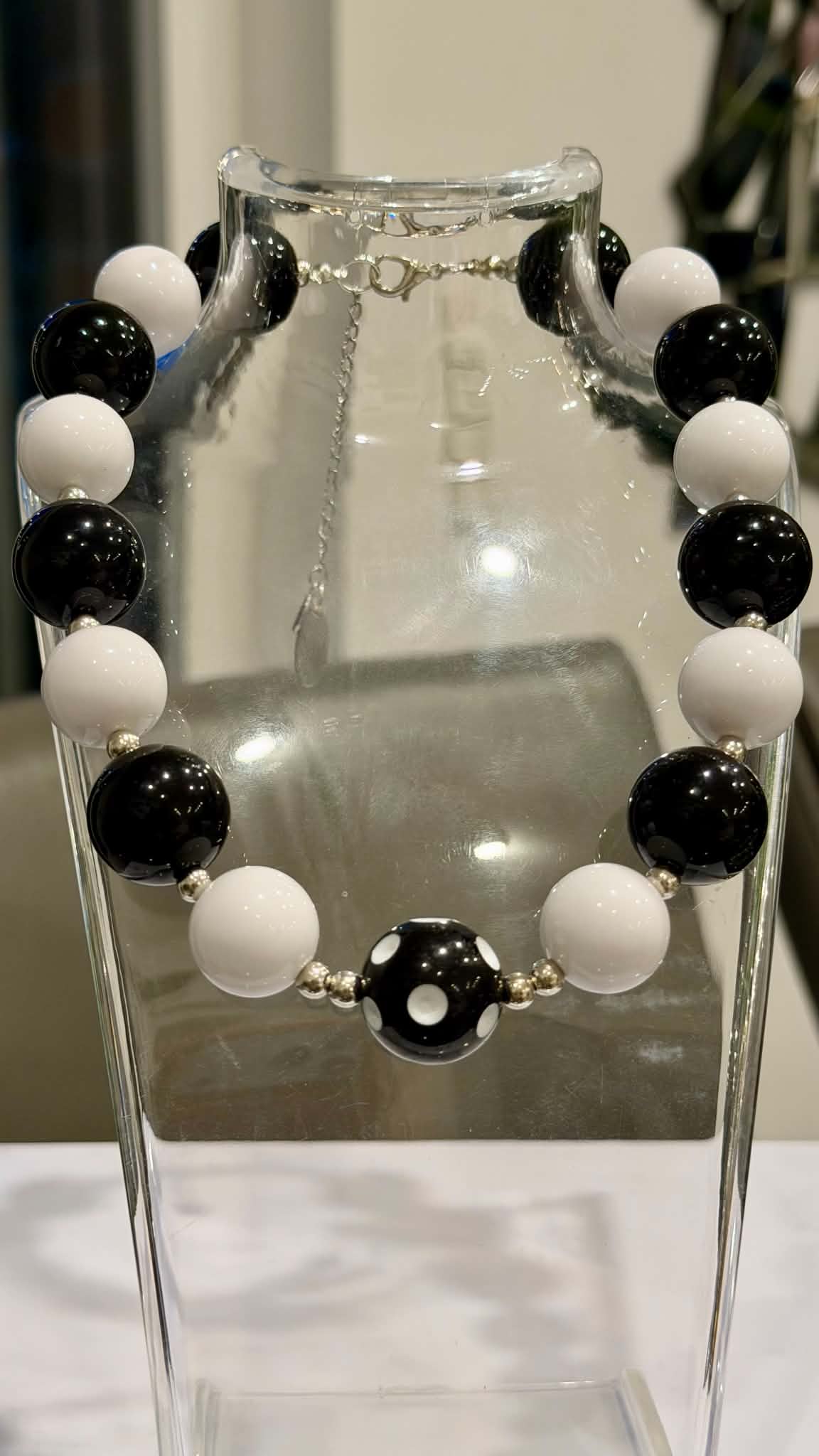 Polka Chic Handmade Necklace by Illari