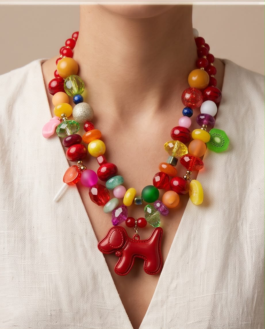 Poppy Pop Necklace by Illari Jewellery