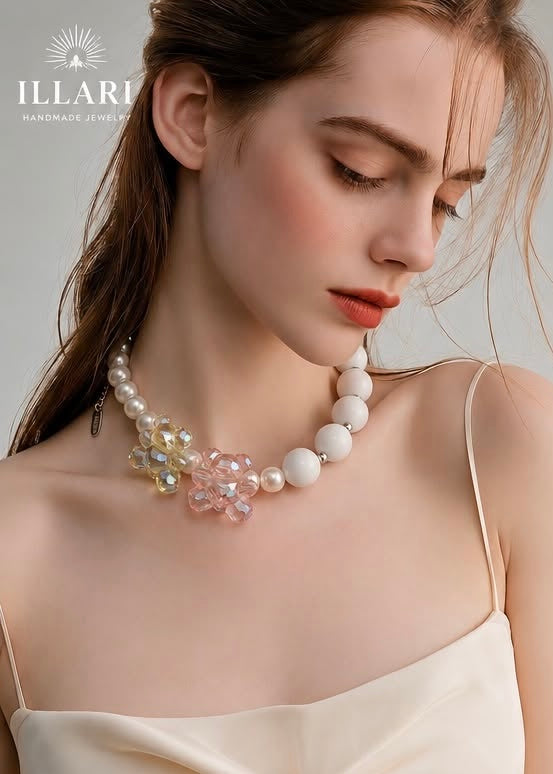 Christal Kisses Handmade Necklace by Illari
