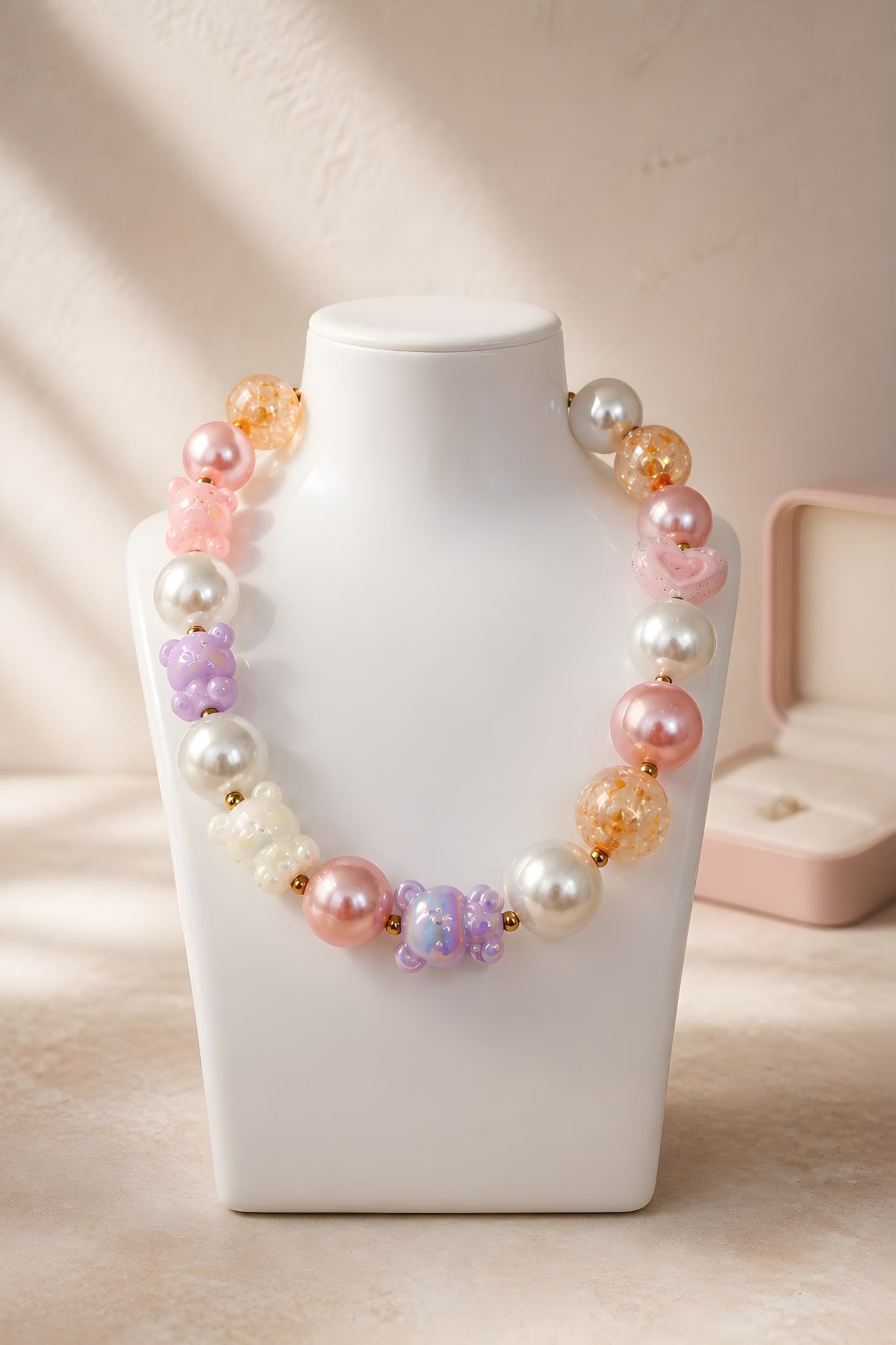 Sugar Pearl Handmade Statement Necklace by Illari