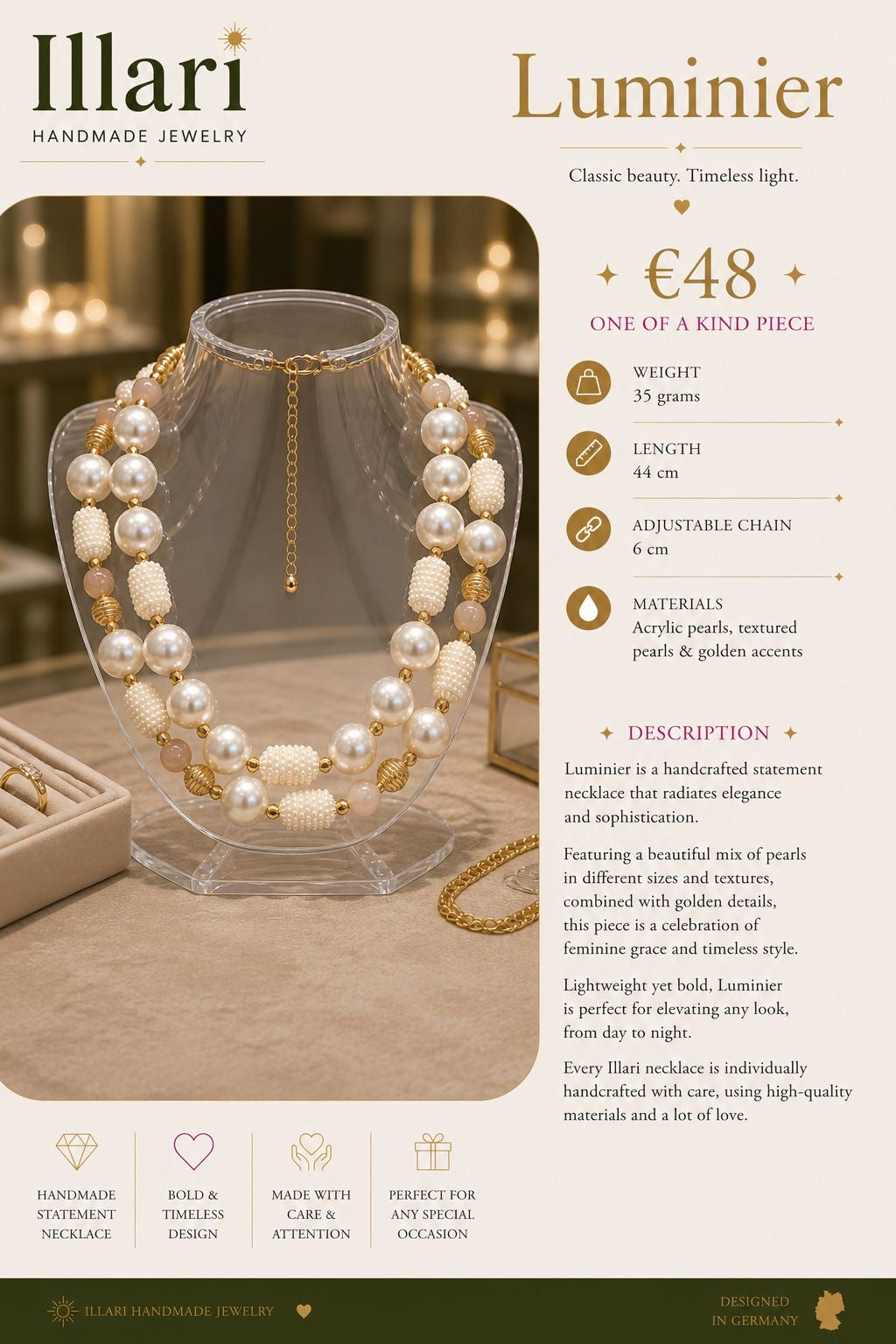 Luminier Handmade Necklace by Illari