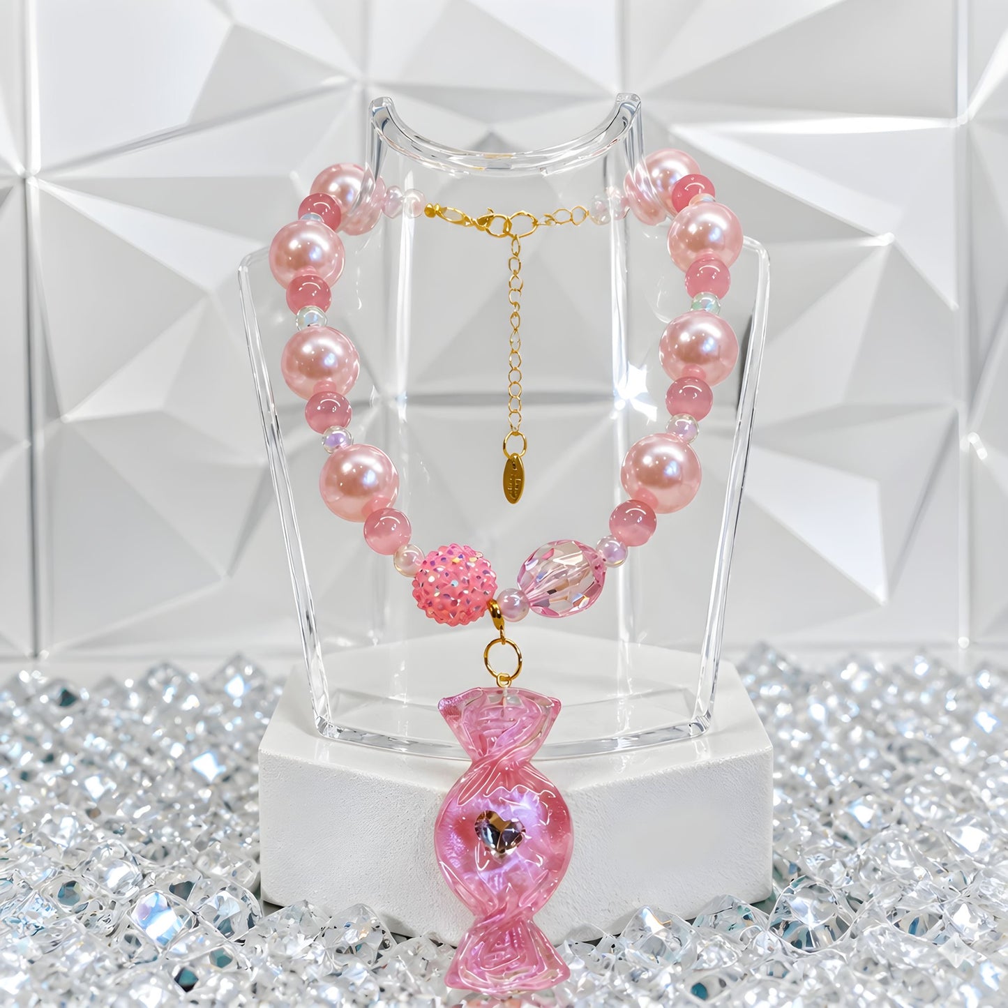 Candy Kiss Handmade Necklace by Illari