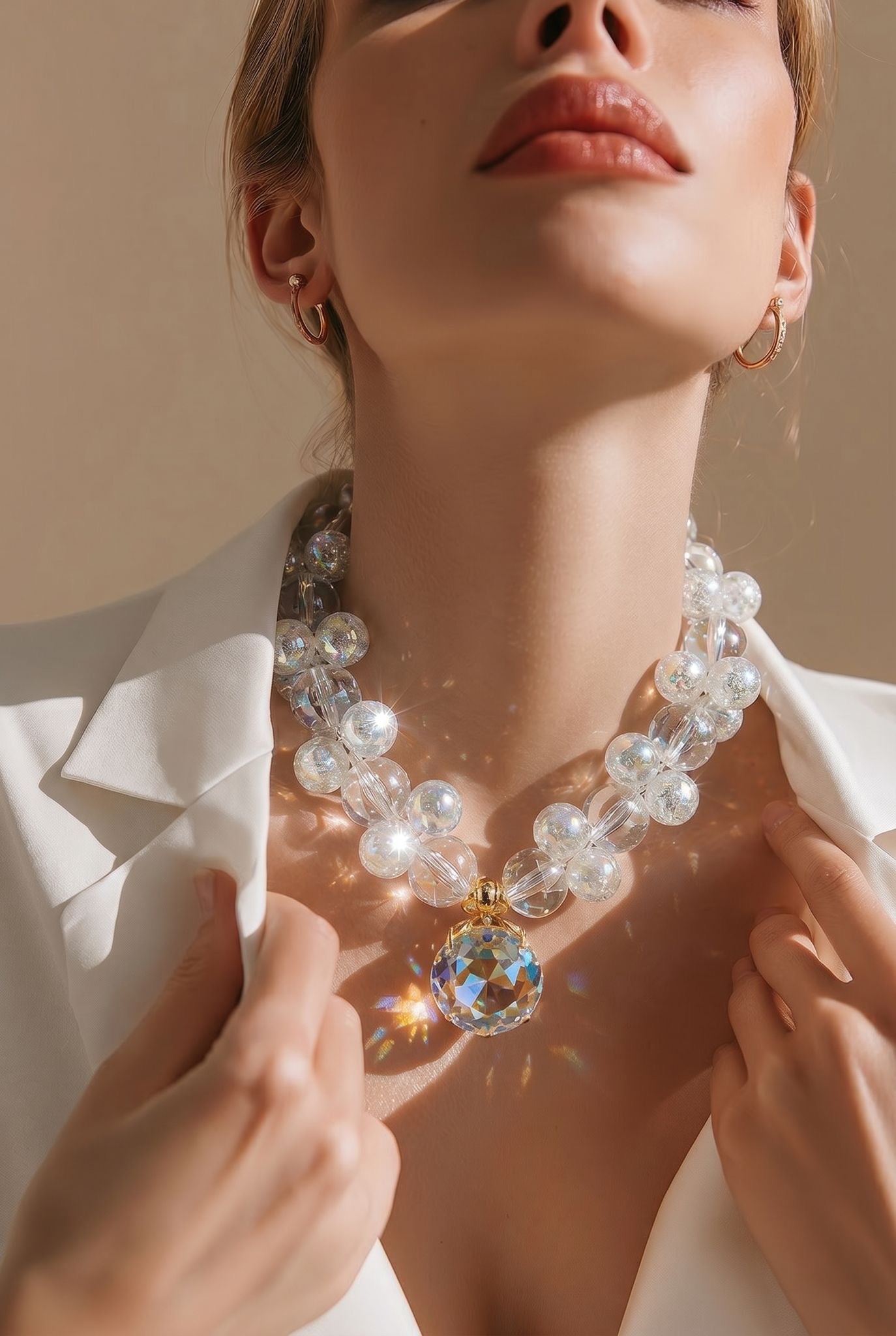 Bubble Glow Handmade Necklace by Illari