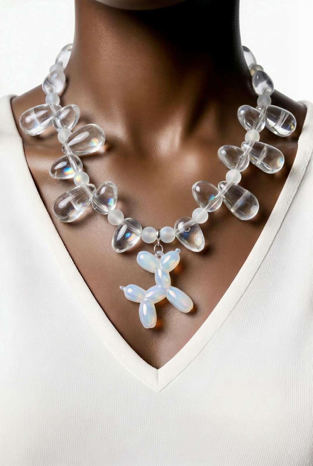 PUPPY PRISM DESIGN Handmade Necklace by Illari