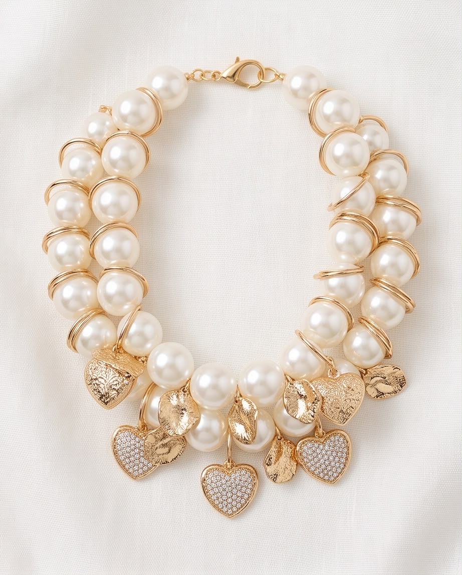 Opulence Pearl – Handmade Statement Necklace