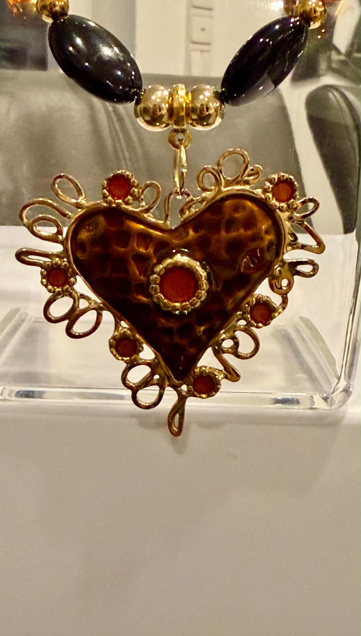 Amber Passion Handmade Necklace by Illari