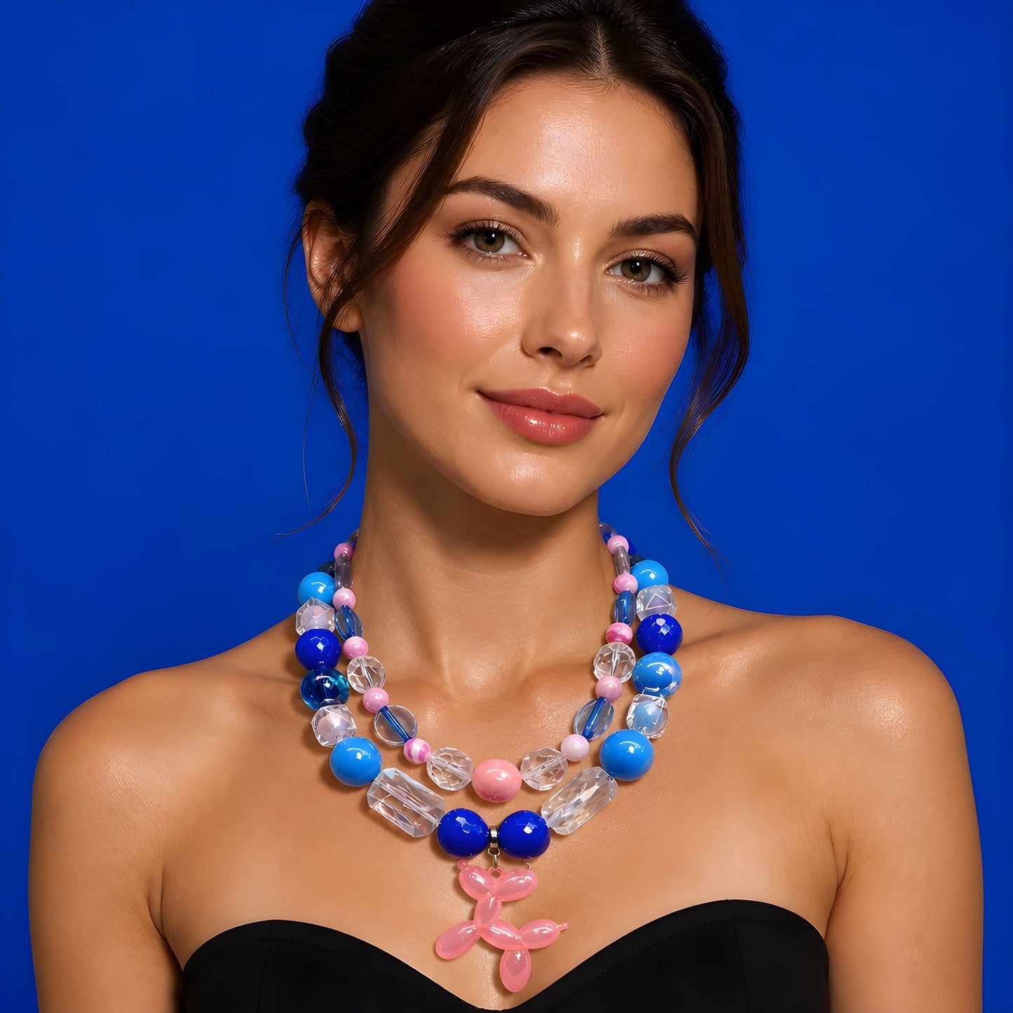 Blue Puppy Handmade Necklace by Illari
