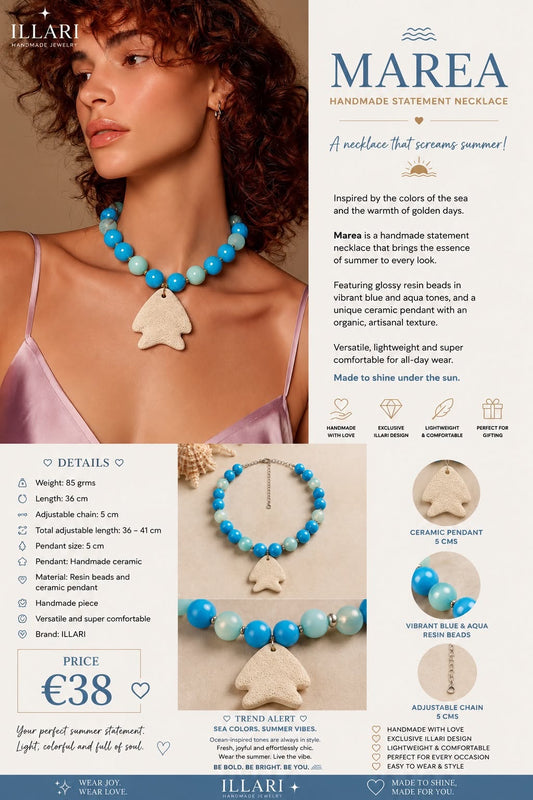 Marea Handmade Necklace by Illari
