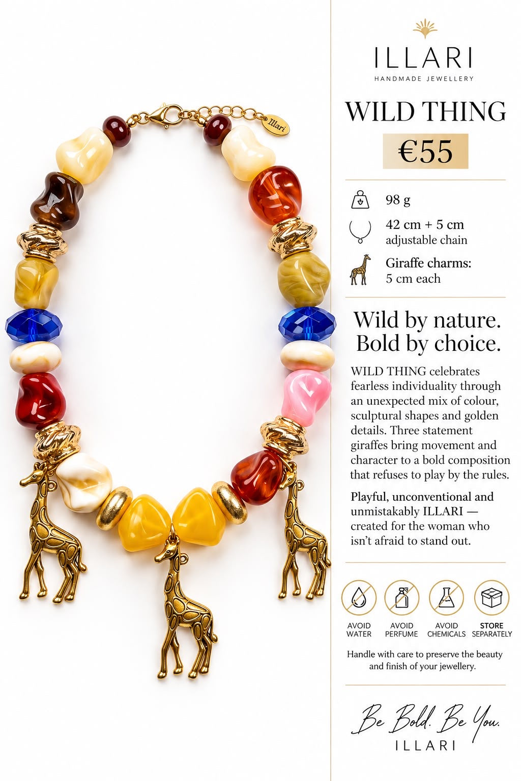WILD THING - Statement Halskette von Illari
