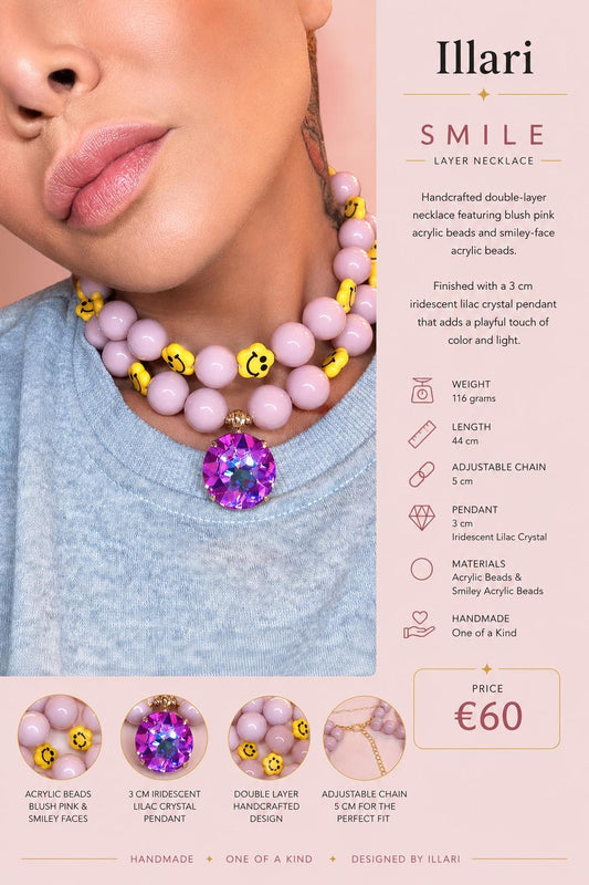 Smile Handmade Necklace by Illari