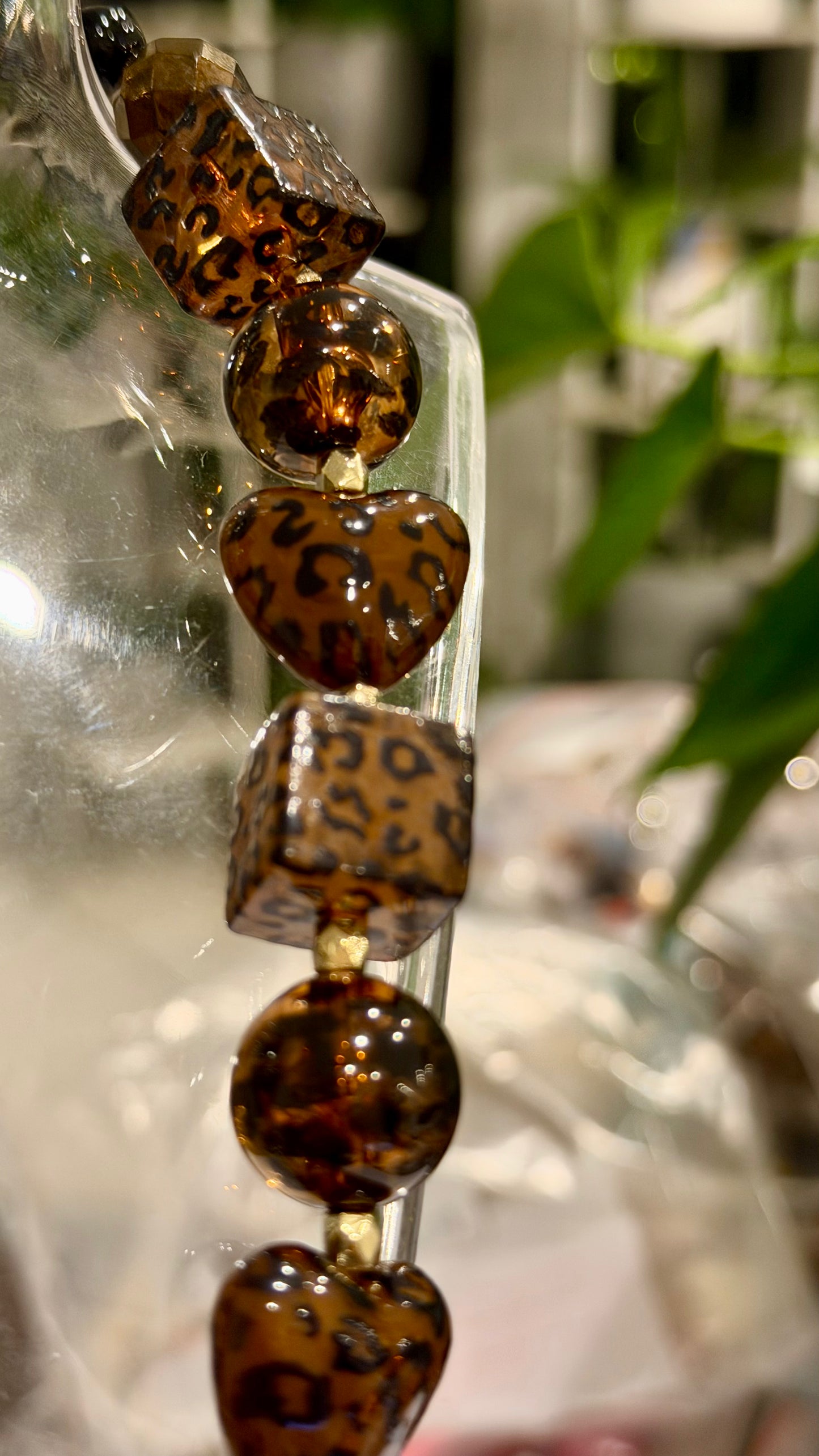 Leopard Glow Handmade Necklace by Illari