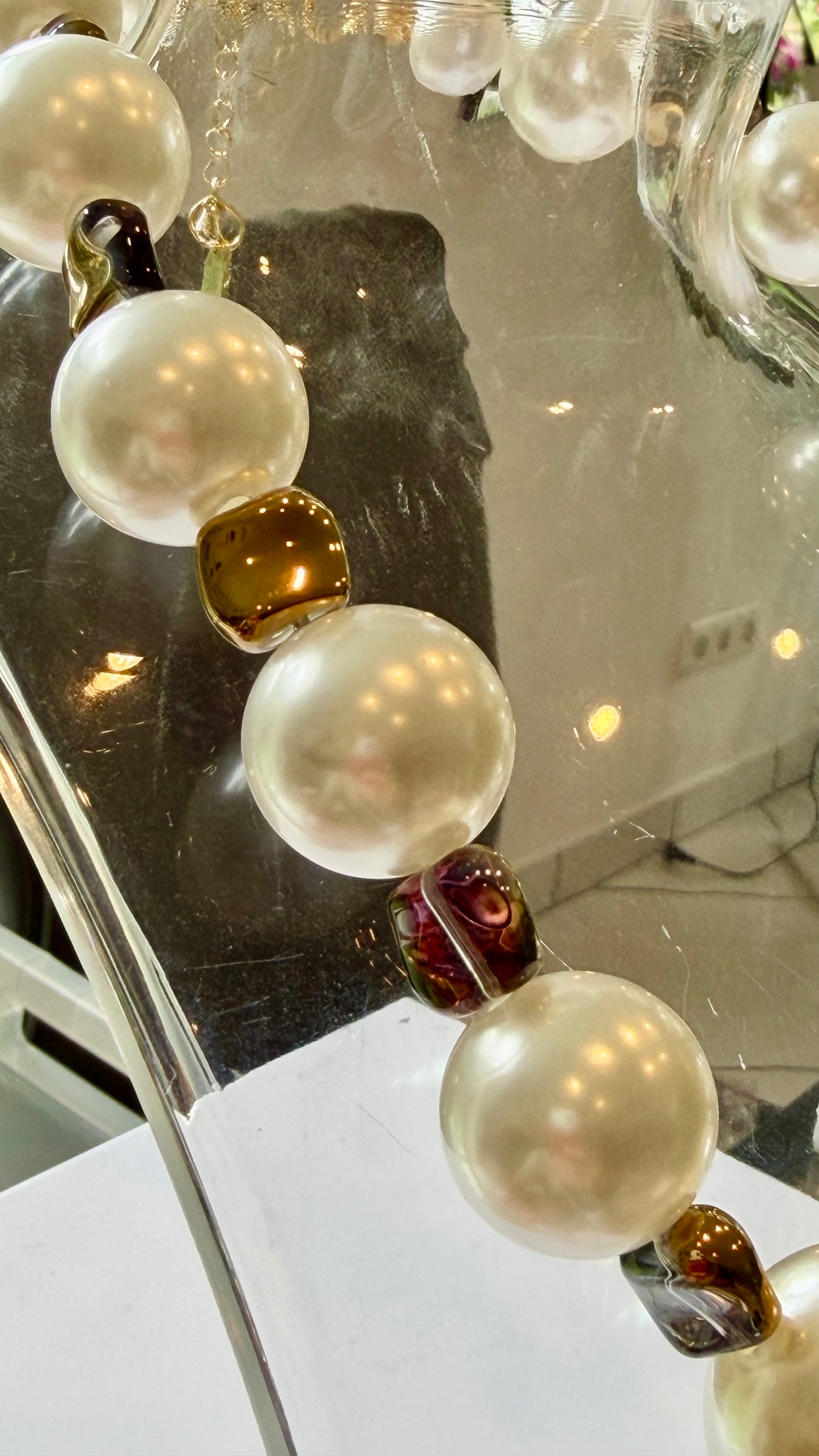 Maison Pearl Maximilized Handmade Necklace by Illari