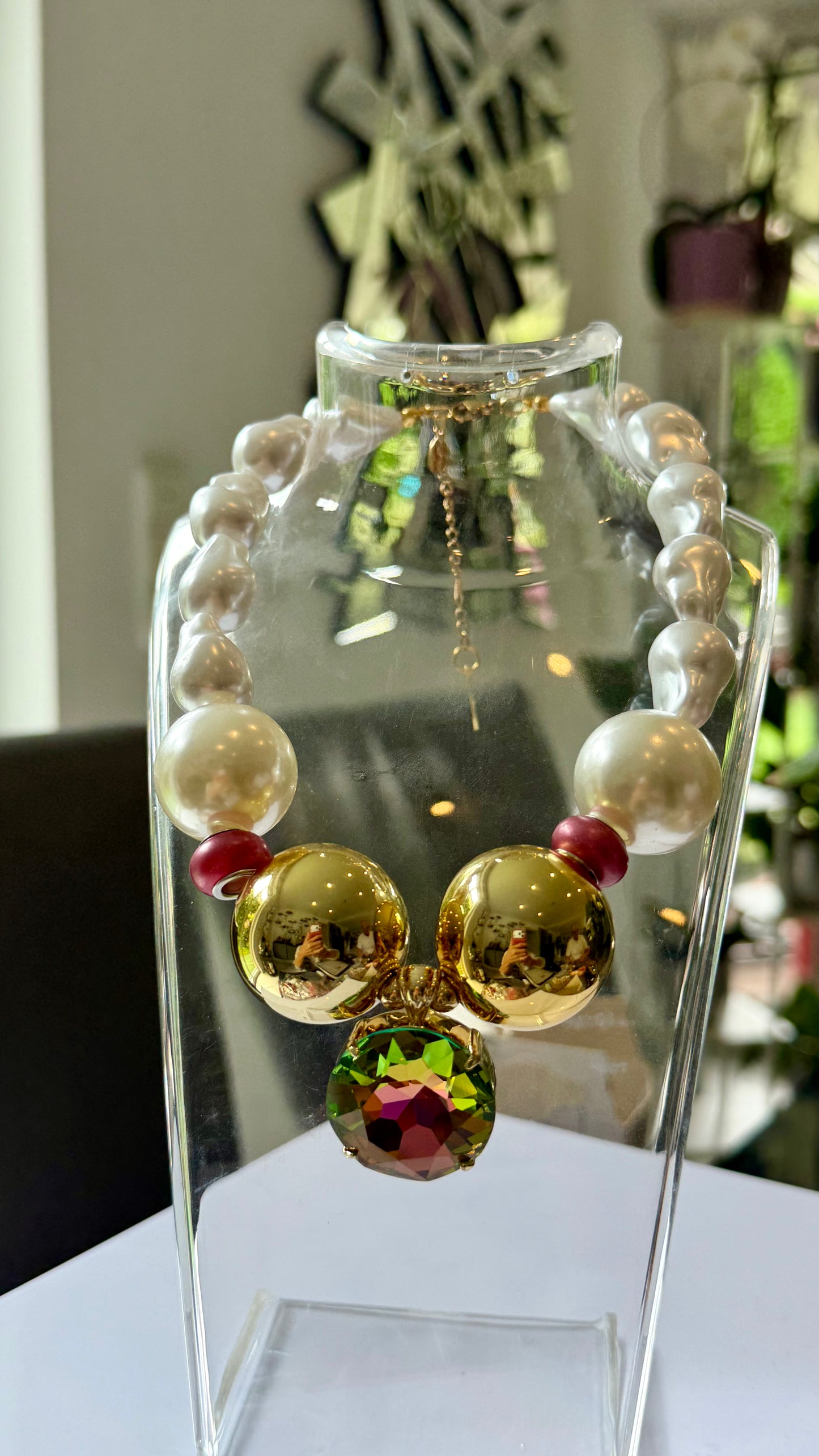 Aurora Gem Handmade Necklace by Illari