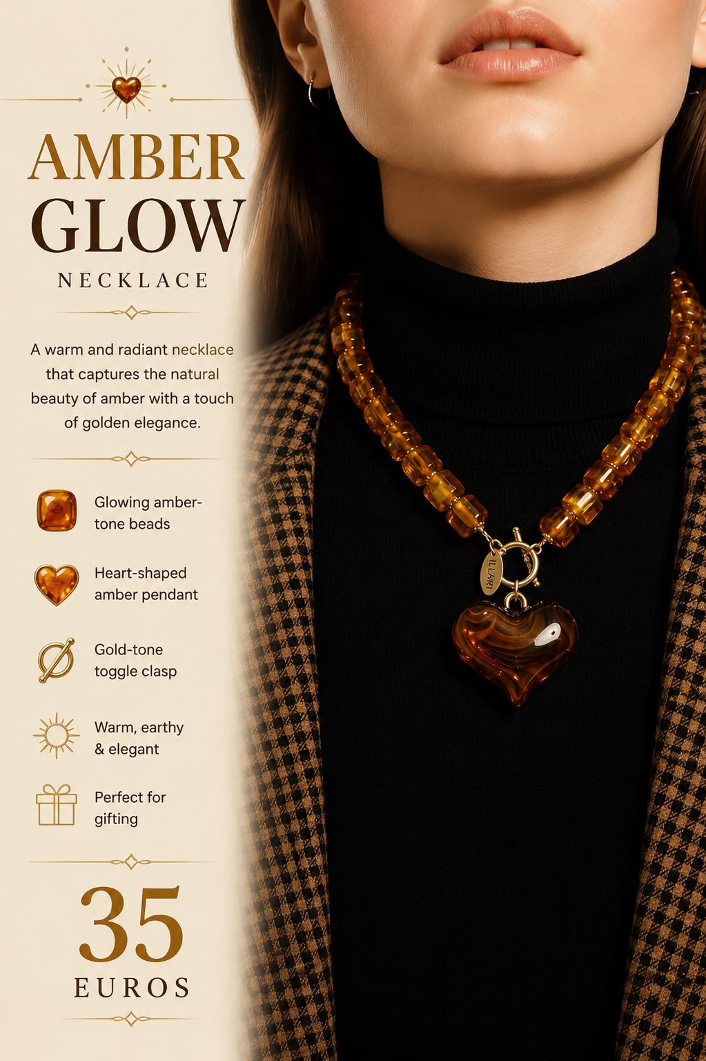 Amber Glow necklace