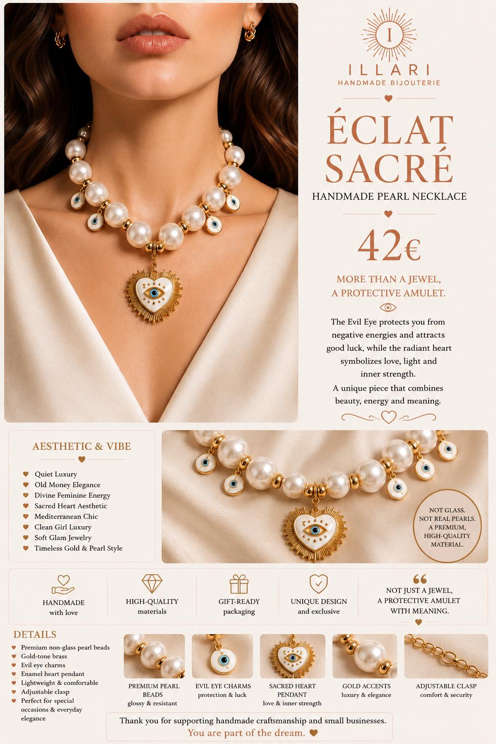 Éclat Sacre Handmade Necklace by Illari